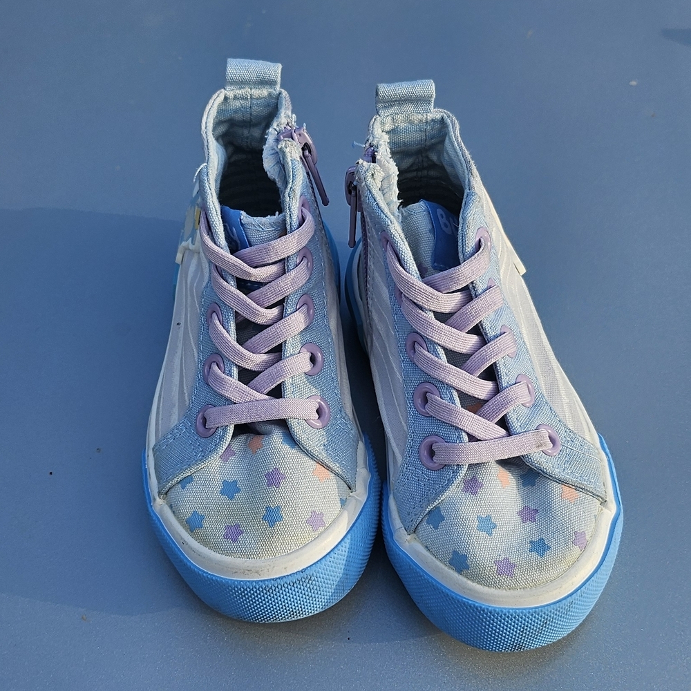 Kids Starry Blue and Lavender Sneakers